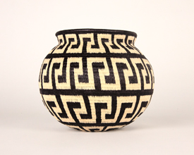 Black & White Basket #2277