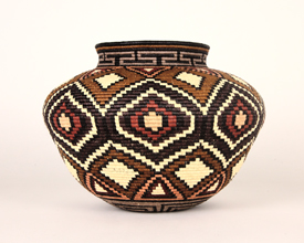 Colorful Geometric Basket #2423