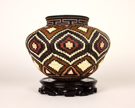 Colorful Geometric Basket #2423