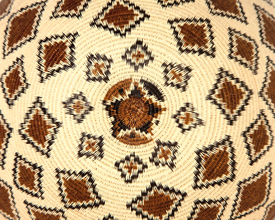 Colorful Geometric Basket #2942