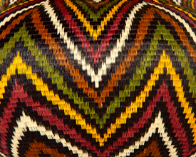Colorful Geometric Basket #2950