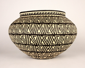 Black & White Basket #2988