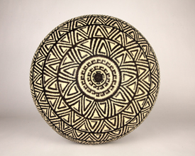 Black & White Basket #2988