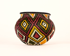 Colorful Geometric Basket #3148