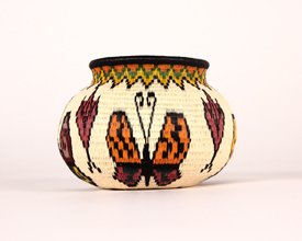 Pictorial Basket #3233