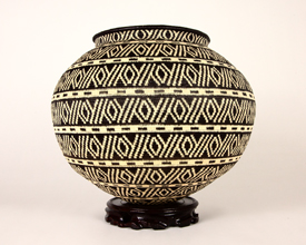 Black & White Basket #3254