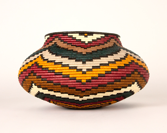 Colorful Geometric Basket #3477