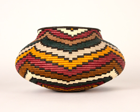 Colorful Geometric Basket #3477
