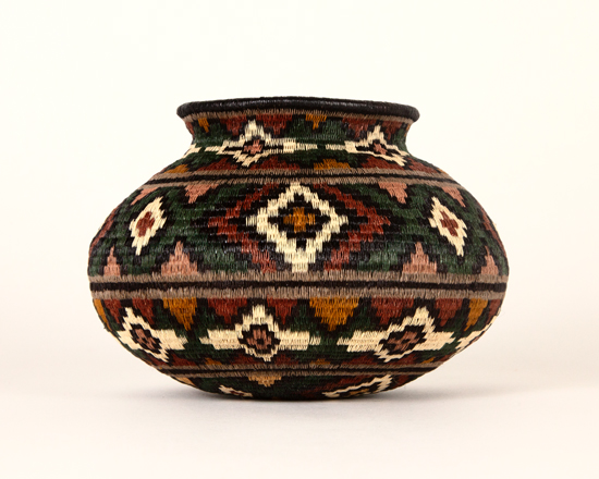 Colorful Geometric Basket #3514