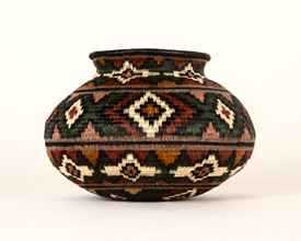 Colorful Geometric Basket #3514