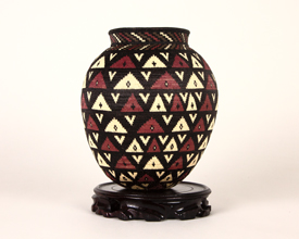 Colorful Geometric Basket #3827
