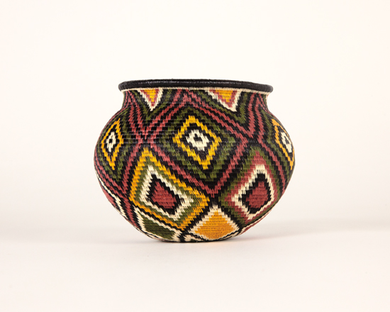 Colorful Geometric Basket #3148