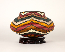 Colorful Geometric Basket #3477