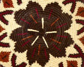 Colorful Geometric Basket #4026