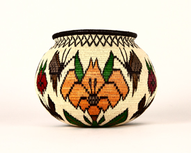 Pictorial Basket #4027