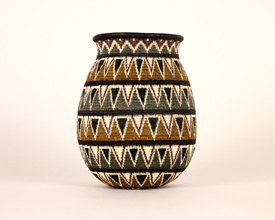 Colorful Geometric Basket #4371