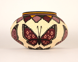 Pictorial Basket #4417