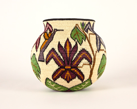 Pictorial Basket #4482