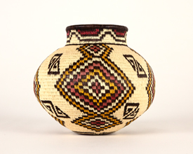 Colorful Geometric Basket #4677