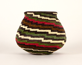 Colorful Geometric Basket #4783