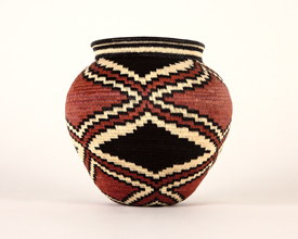 Colorful Geometric Basket #4938