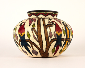 Pictorial Basket #4967