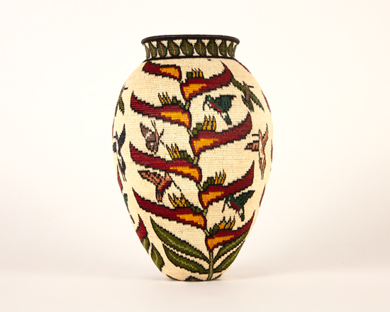 Pictorial Basket #4973