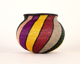 Colorful Geometric Basket #5152