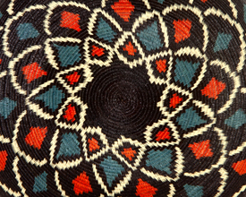 Colorful Geometric Basket #5205