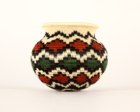 Colorful Geometric Basket #5228