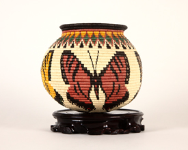 Pictorial Basket #5253