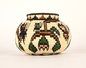 Pictorial Basket #5256
