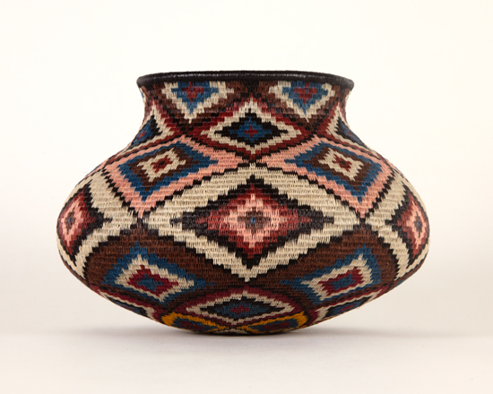 Colorful Geometric Basket #5519