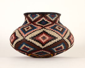 Colorful Geometric Basket #5519
