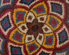 Colorful Geometric Basket #5519
