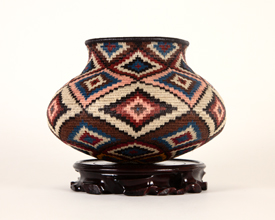Colorful Geometric Basket #5519