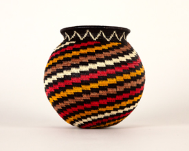 Colorful Geometric Basket #5530