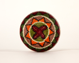 Colorful Geometric Basket #5538