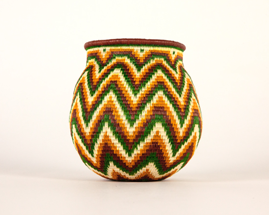 Colorful Geometric Basket #5539