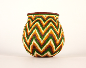 Colorful Geometric Basket #5539