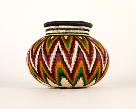 Colorful Geometric Basket #5541