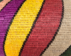 Colorful Geometric Basket #5152