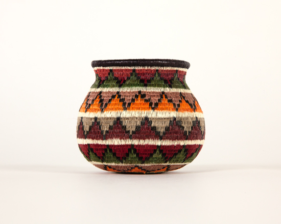 Colorful Geometric Basket #5538