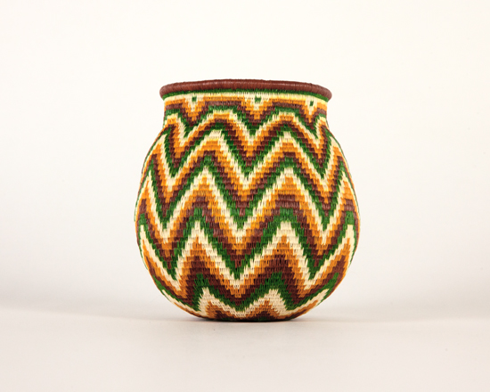 Colorful Geometric Basket #5539