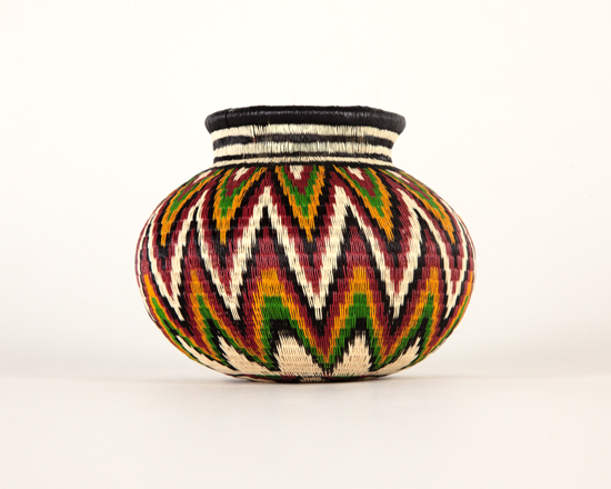 Colorful Geometric Basket #5541