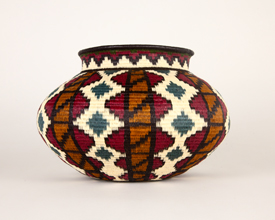 Colorful Geometric Basket #7491