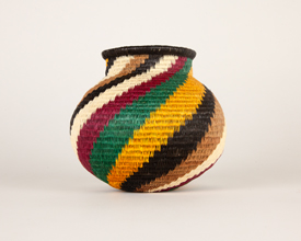 Colorful Geometric Basket #10540