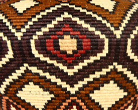 Colorful Geometric Basket #2423