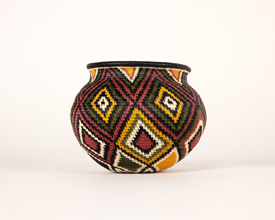 Colorful Geometric Basket #3148