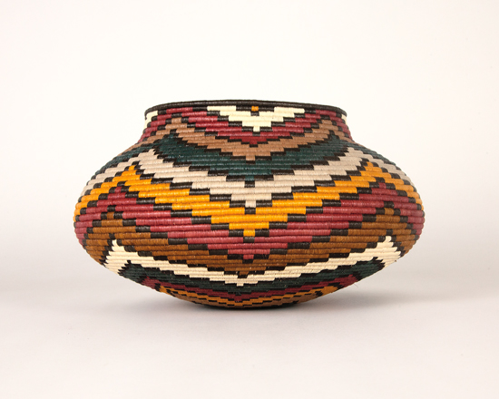 Colorful Geometric Basket #3477